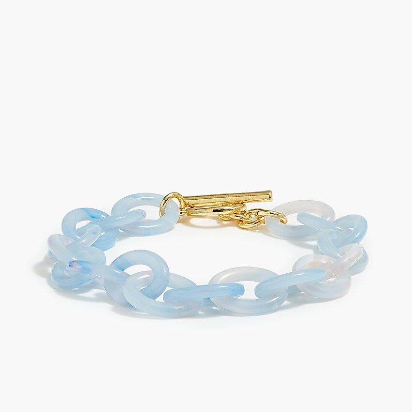 Adjustable acetate link braceletItem BG980 
 
 
 
 
 There are no reviews for this product.Be the... | J.Crew Factory