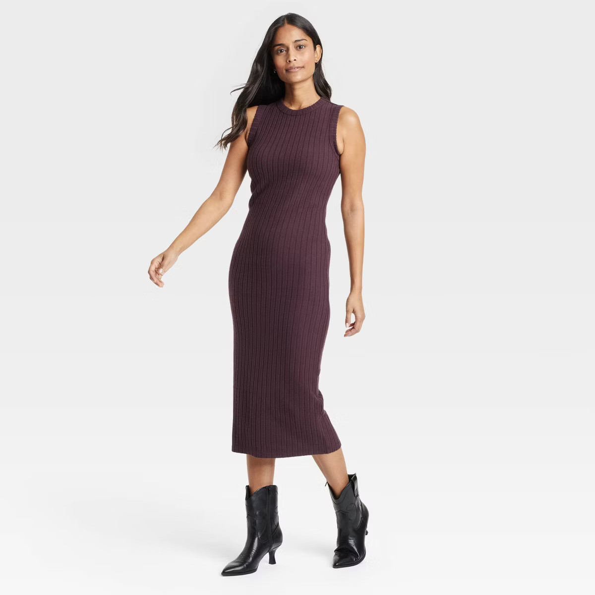 Women's Rib-Knit Midi Bodycon Dress - Universal Thread™ | Target