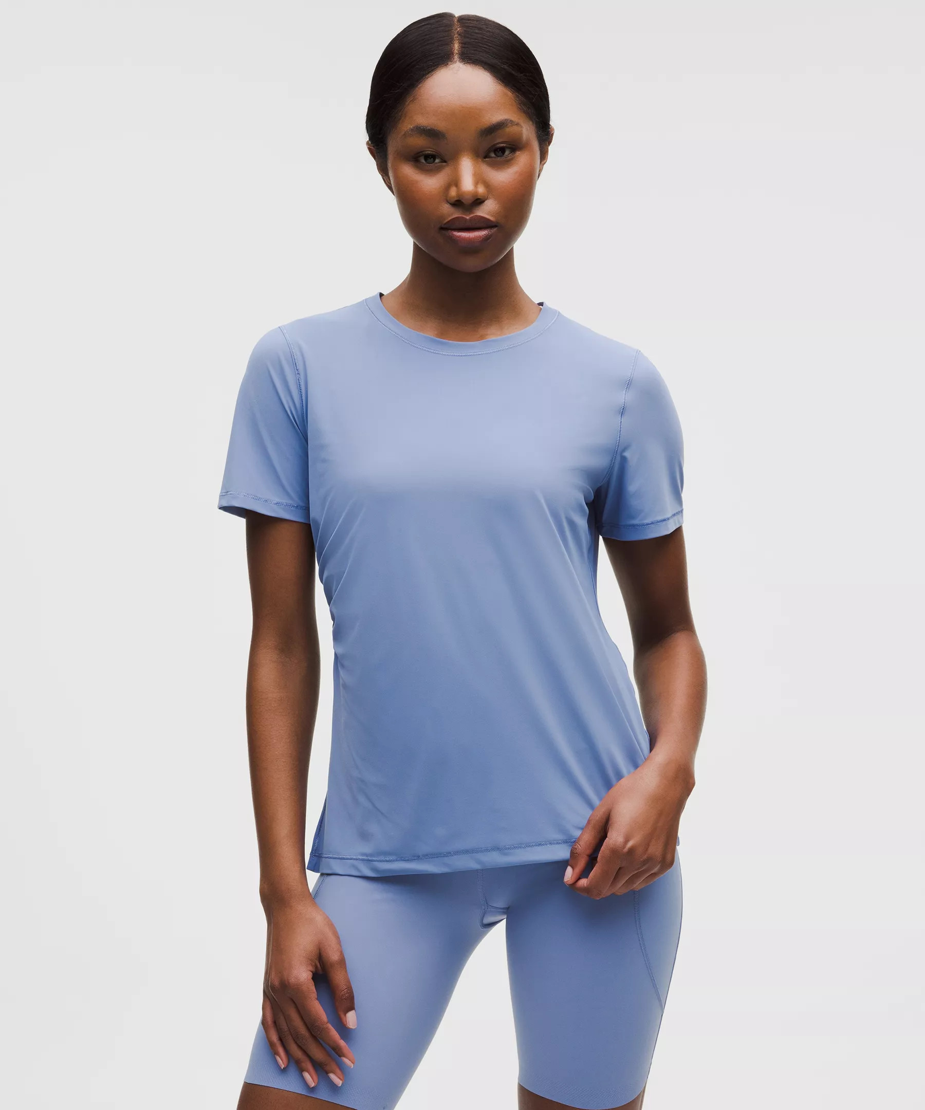 Side-Ruched Running Short-Sleeve Shirt | Lululemon (US)
