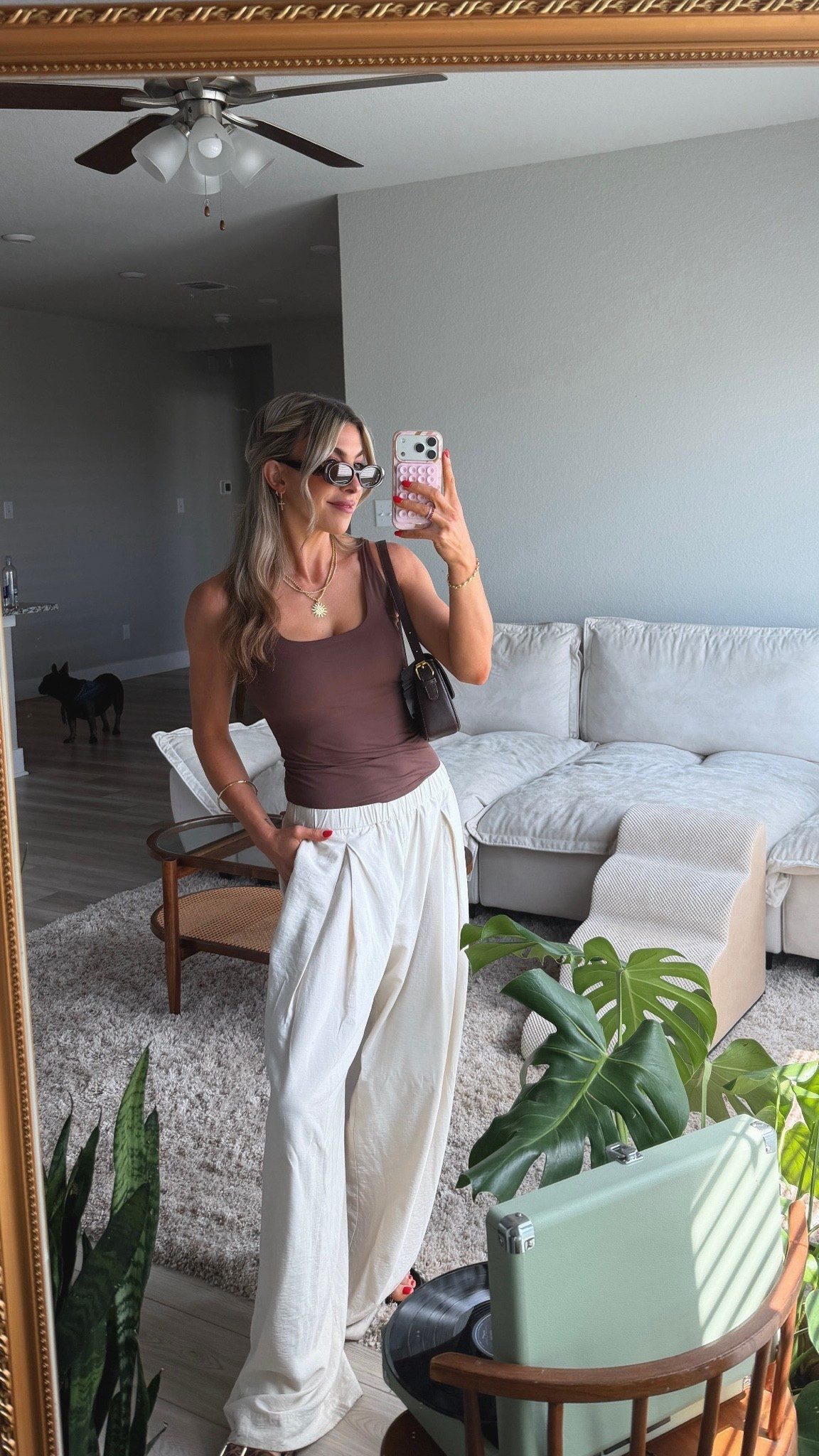 my fave work pants are on sale!!! i am 5’6” wearing a size small regular. these run long! tank is amazon and double lined - so good!! use code BRIT20 on my necklace!

#LTKvlog #LTKootd #LTKdayinmylife