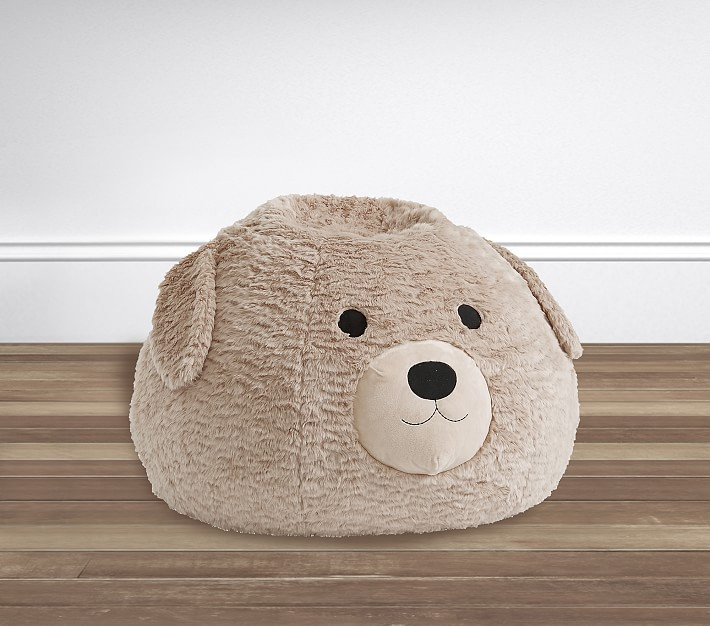 Labradoodle Faux Fur Anywhere Beanbag™ | Pottery Barn Kids