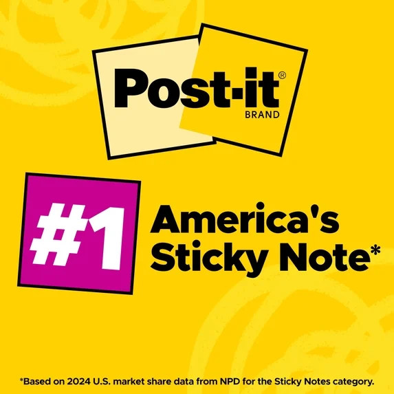 Post-it Notes Value Pack, 1 3/8 in x 1 7/8 in, Beachside Cafe, 24 Pads | Walmart (US)