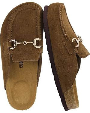 CUSHIONAIRE Cliff Suede Clog Mules for Women | Amazon (US)