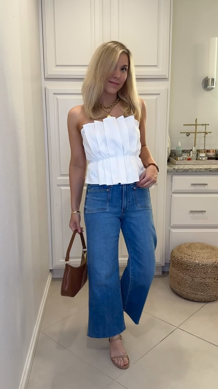 How cute is this Amazon top! 
Paige jeans

#LTKdayinmylife #LTKootd #LTKSeasonal