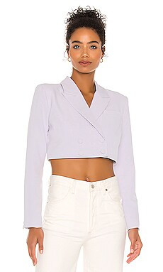 Song of Style Ida Blazer in Hush Purple from Revolve.com | Revolve Clothing (Global)