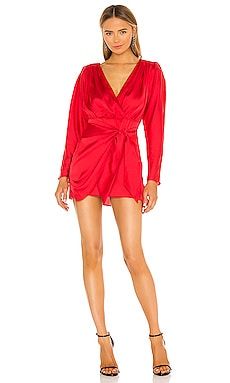 L'Academie the Dore Mini Dress in Red from Revolve.com | Revolve Clothing (Global)