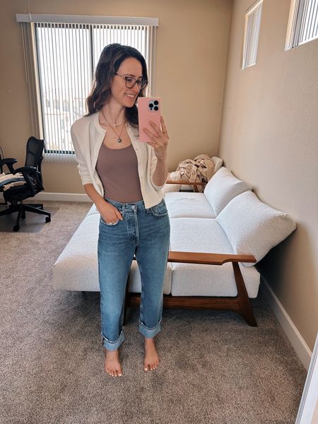 My first pair of Agolde jeans & I’m obsessed 😍 I ordered a 24 in this style and they’re still kinda big so I ordered them in a 23 to try. I’ll keep you posted on which size I end up keeping! I love the wash & the cuffed hem on these - I think they’ll be really cute with sandals or ballet flats for the summer ☀️

#LTKStyleTip