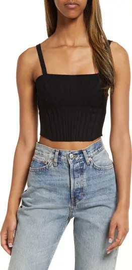 Rib Knit Crop Tank | Nordstrom