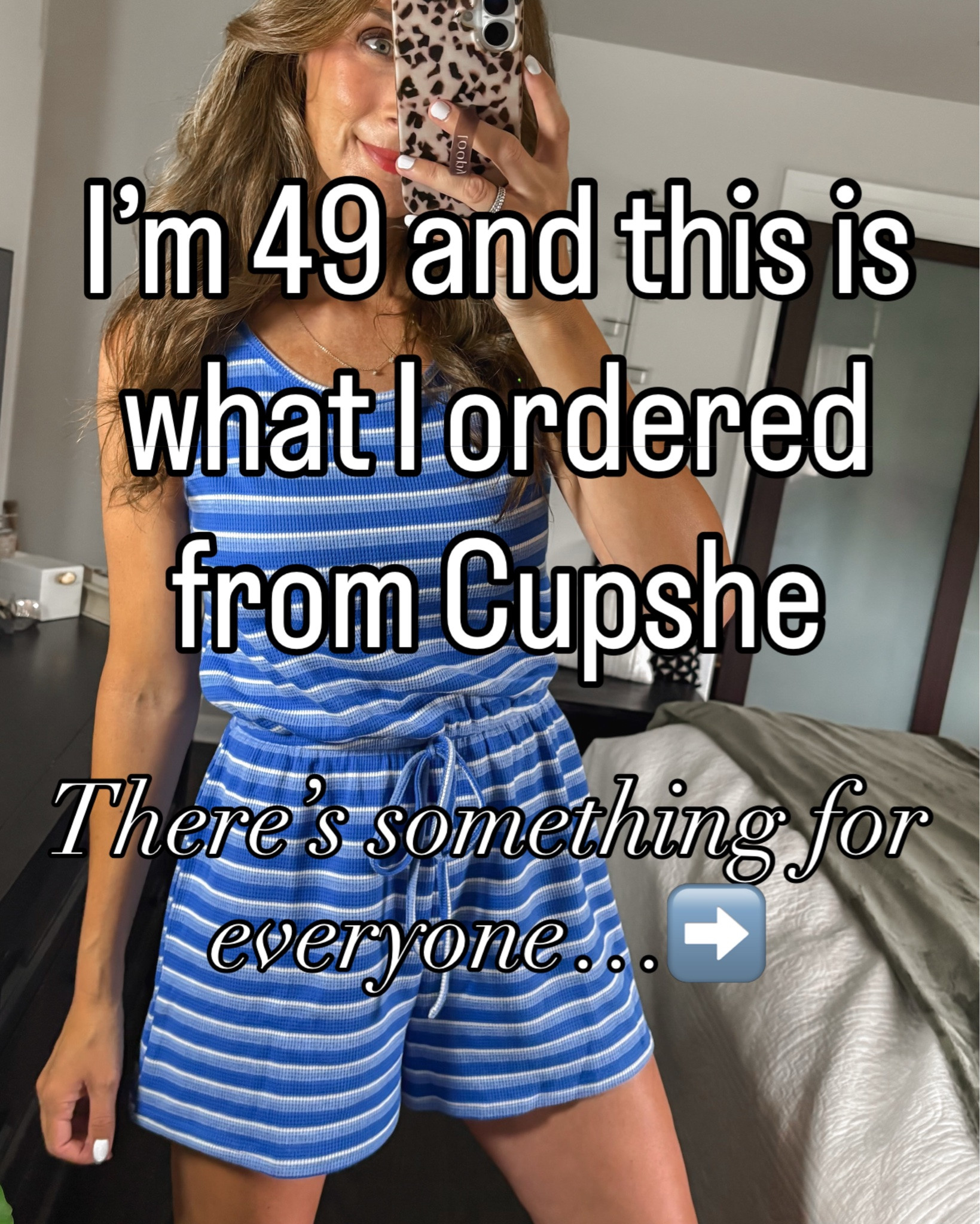 I couldn’t be happier with these pieces! 

I love Cupshe because their clothes are different! While I love the big retailers, sometimes I want unique pieces that not everyone is going to be wearing. 

I keep reaching for the striped romper because it’s so comfy and I instantly feel put together!  Love it all though!

Comment SHOP for a link!!

 💛You can use code NC15 for 15% off orders if $70+

#cupshe #summerstyle #over40style #over50fashion