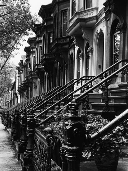 Stoops on 19th Century Brooklyn Row HousesBy Karen Tweedy-Holmes | Art.com