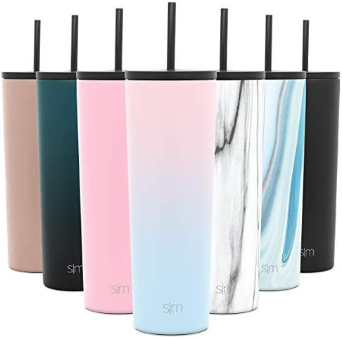 Simple Modern 28oz Classic Tumbler with Straw Lid & Flip Lid - Travel Mug Gift Vacuum Insulated C... | Amazon (CA)