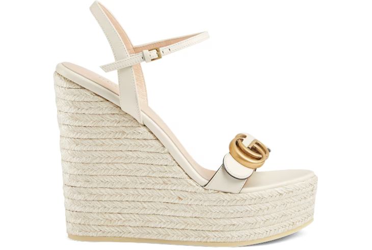 Women's leather platform espadrille | Gucci (US)