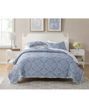 Seventh Studio Mirka 3-Piece Full/ Queen Poly/Cotton Quilt Set | Macys (US)