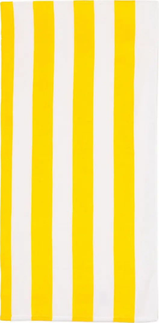 APOLLO TOWELS Cabana Stripe Beach Towel - Yellow | Nordstromrack | Nordstrom Rack