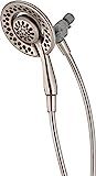 Amazon.com: Delta Faucet 4-Spray Touch Clean In2ition 2-in-1 Dual Hand Held Shower Head with Hose... | Amazon (US)