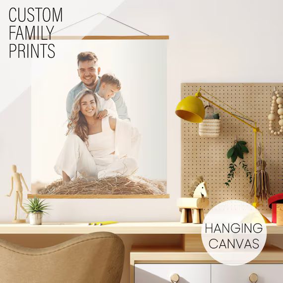 Customizable Family Hanging Canvas Personalized Family | Etsy | Etsy (US)