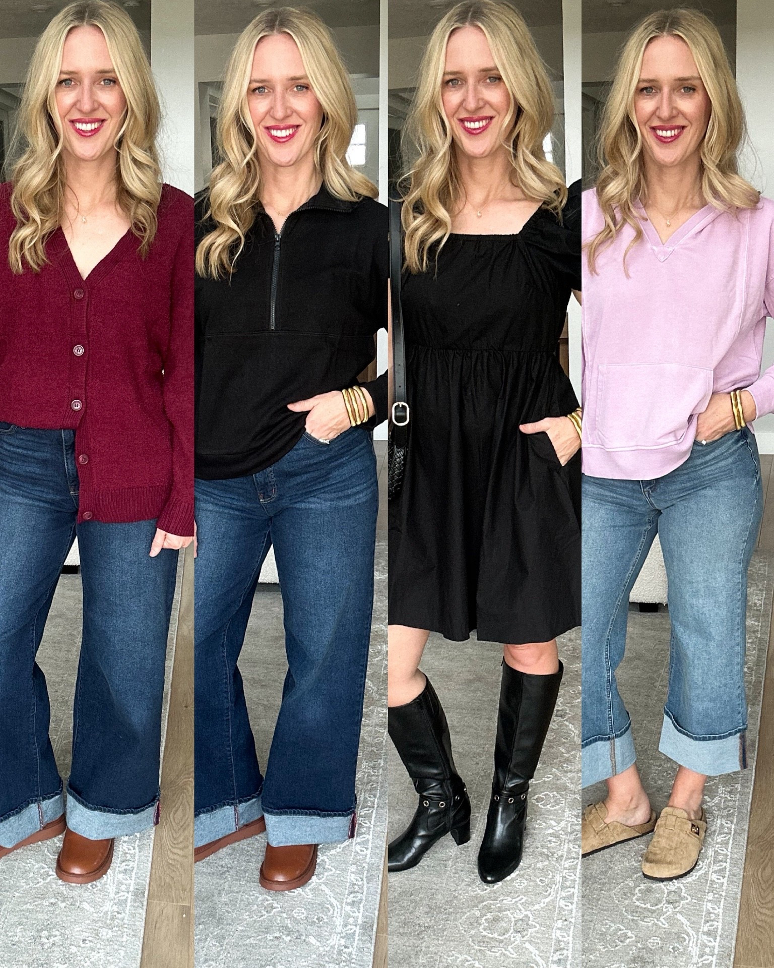 $10 and under Walmart deals you don’t want to miss!
These everyday pieces are perfect for the cooler weather and sizes are selling fast.

✨ Soft fuzzy button-down cardigan — wearing L, only $10
✨ Gorgeous tie-back dress — wearing M, on deal for $9
✨ Aerie-inspired split-neck pullover hoodie — wearing L, only $10
✨ Half-zip pullover — wearing M, on deal too!

#WalmartFashion #AffordableStyle #WalmartDeals #LTKMostLoved #Under10Finds #FallOutfits #BudgetFriendlyStyle #CasualOutfits #StyleForLess #WalmartFinds


#LTKFindsUnder50 #LTKHoliday #LTKSaleAlert