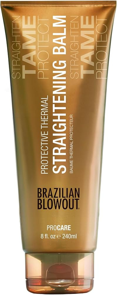 Brazilian Blowout Protective Thermal Straightening Balm, 8 Fl Oz (Pack of 1) | Amazon (US)