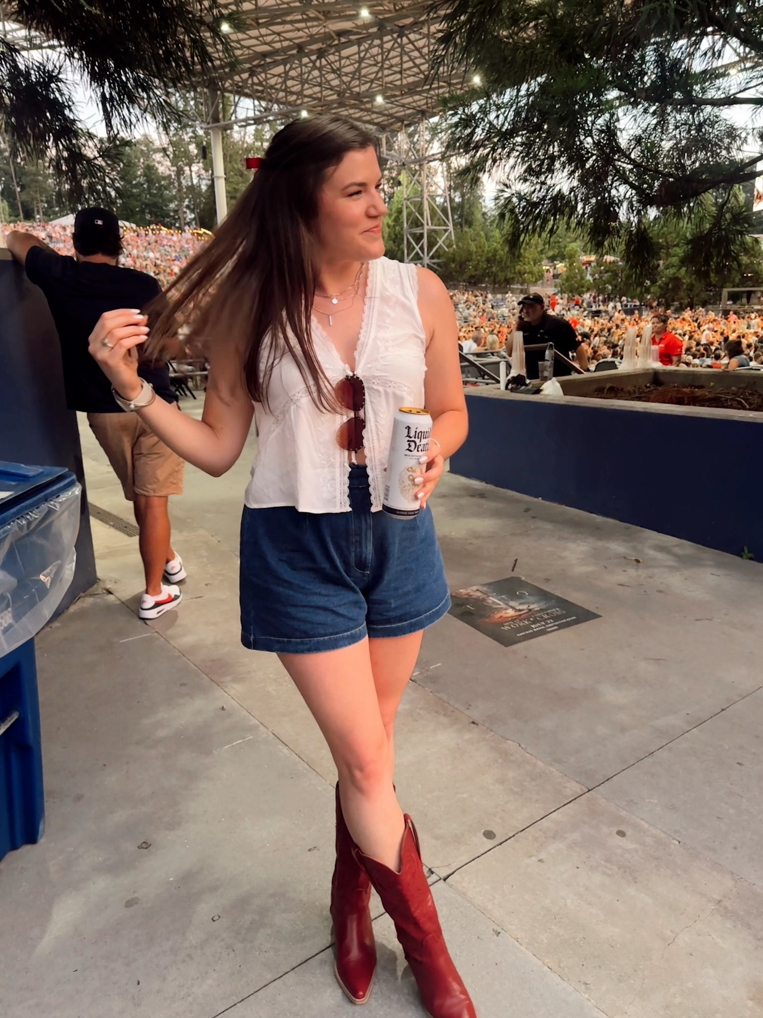 Bailey Zimmerman concert outfit!!❤️ #countryconcertoutfit #boots #concertseason #summerootd

#LTKSummerEdit