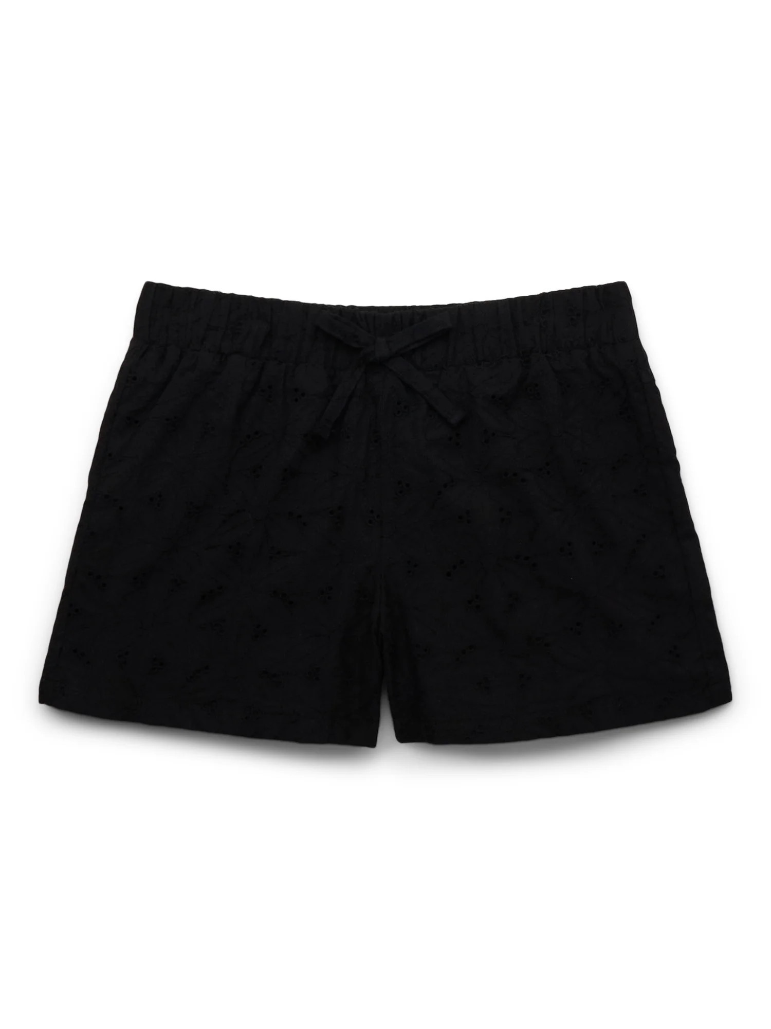 Wonder Nation Girls Eyelet Shorts, Sizes 4-18 & Plus | Walmart (US)