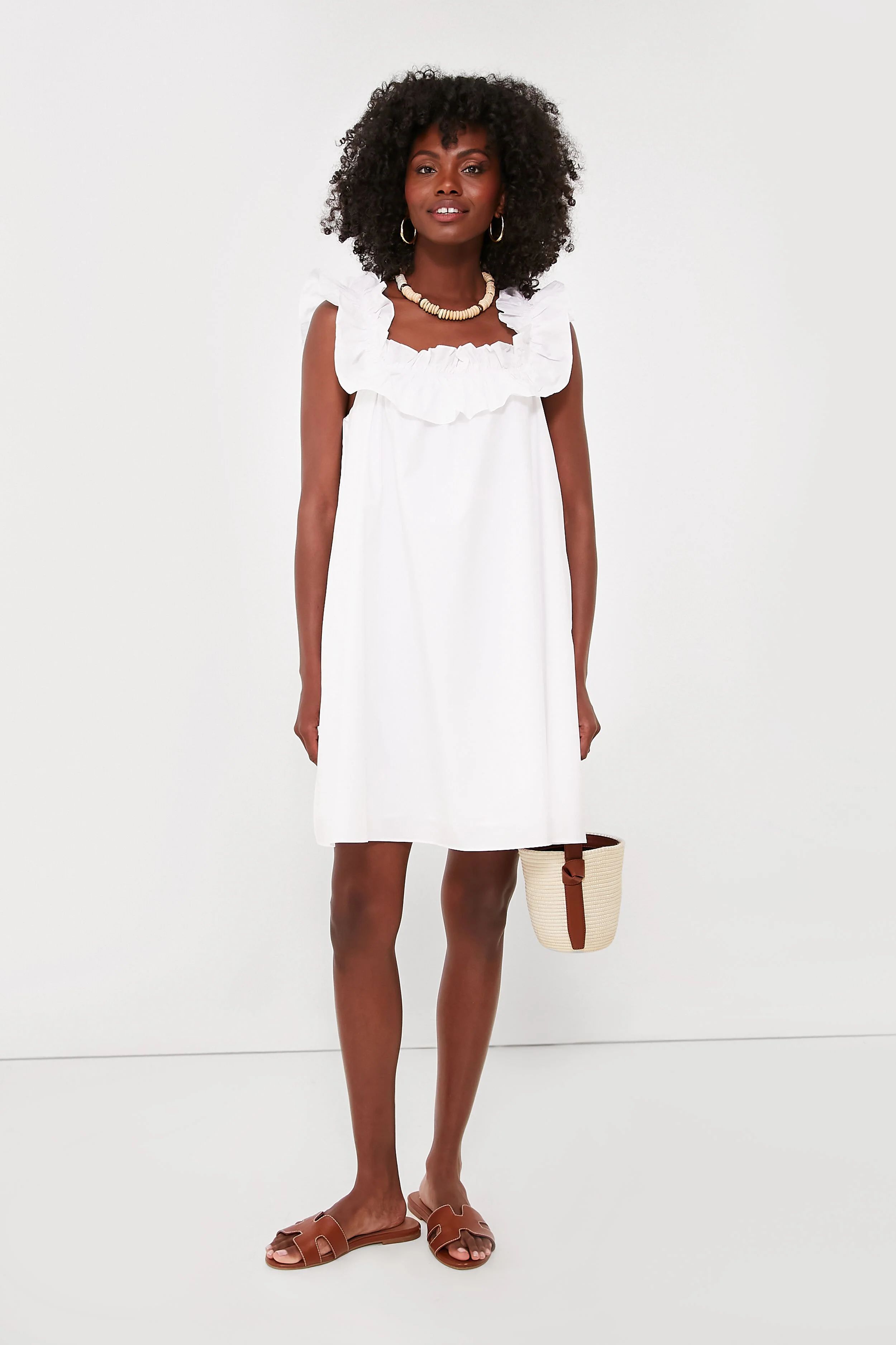 White Maria Mini Dress | Tuckernuck (US)