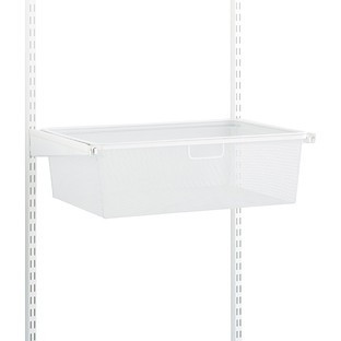 Elfa Classic 2'/60cm Hanging Drawer Frame White | The Container Store