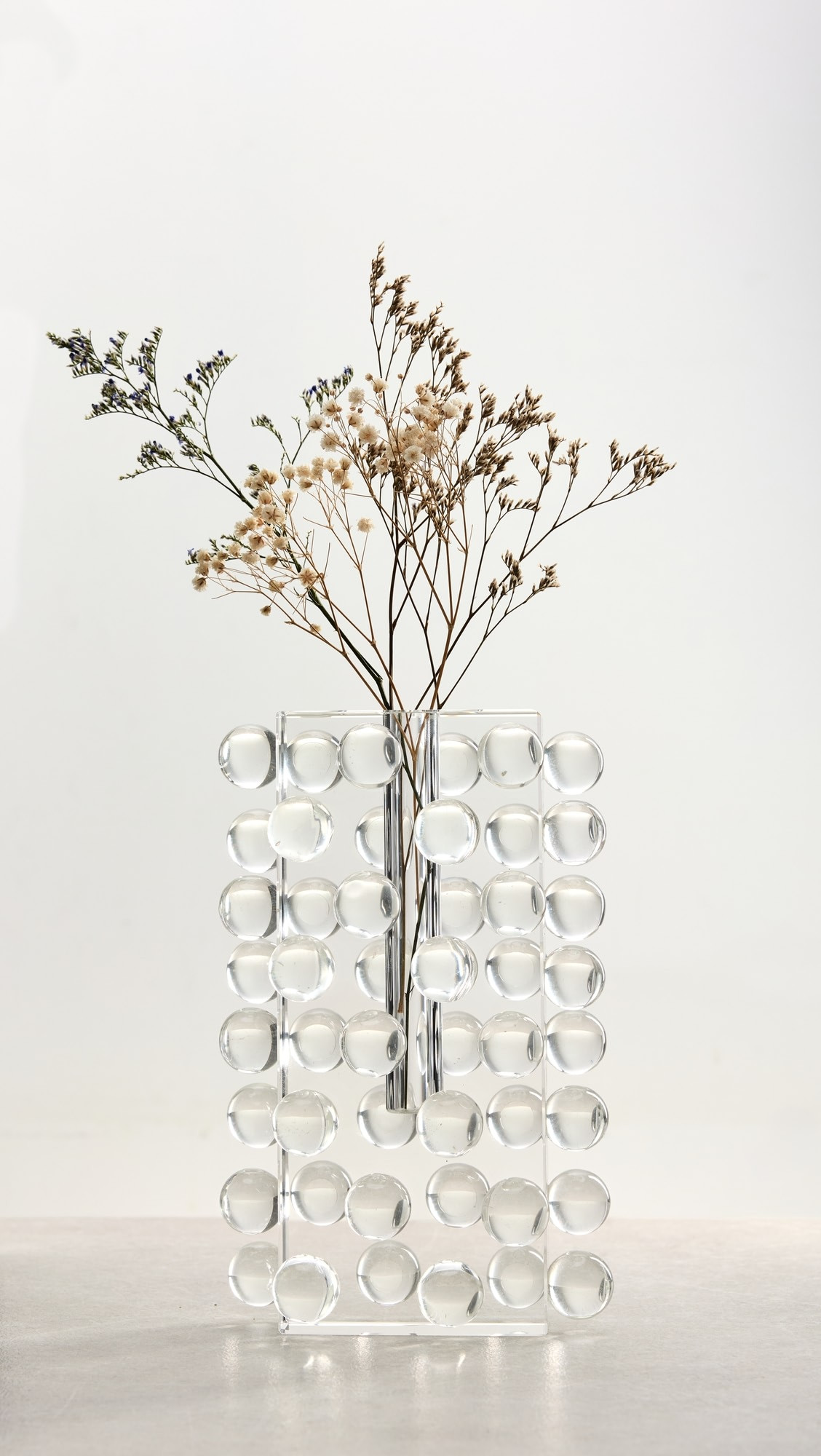 Large Crystals Glass Tall Vase | Shopbop