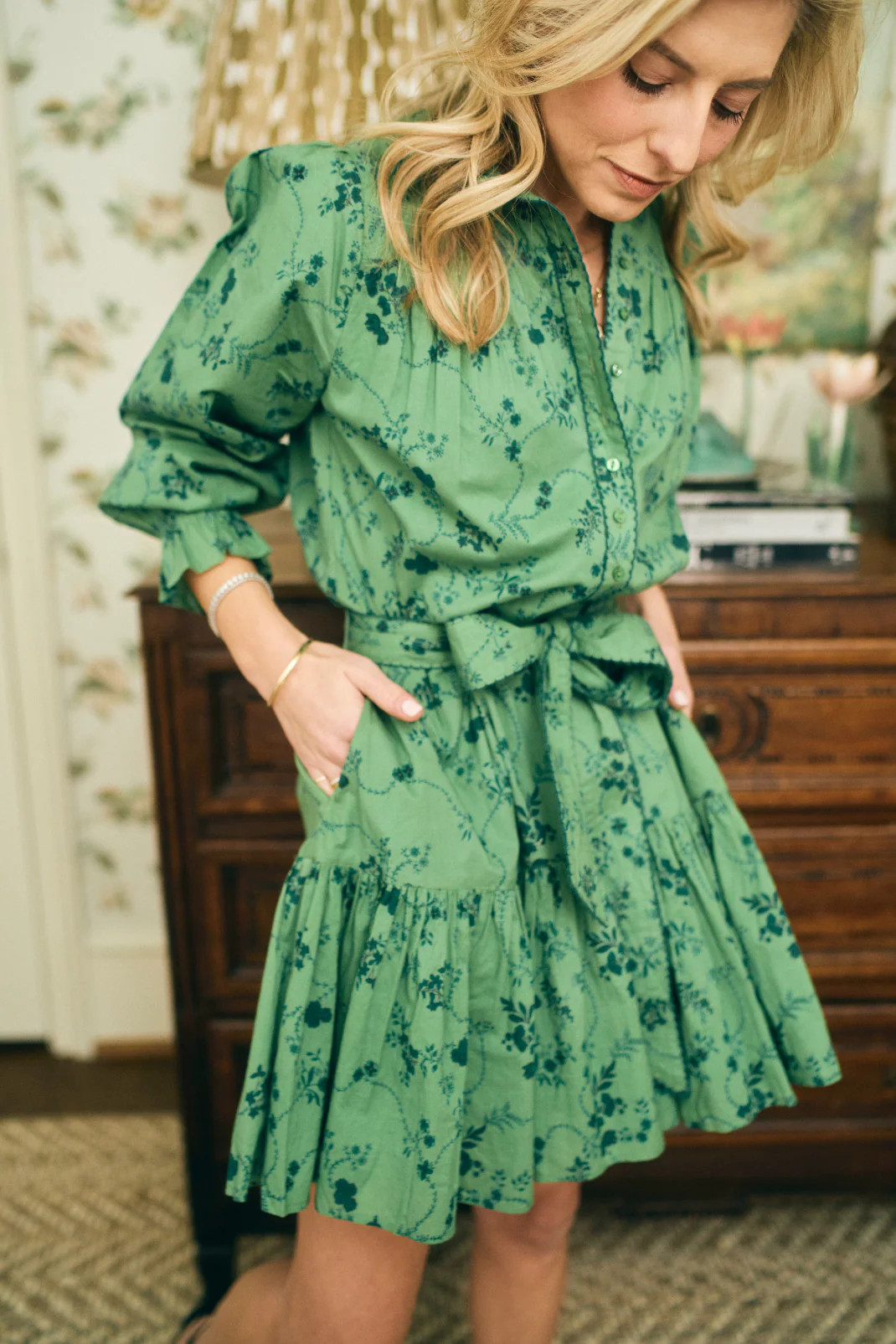 Jillian Dress in Thistle | Baybala