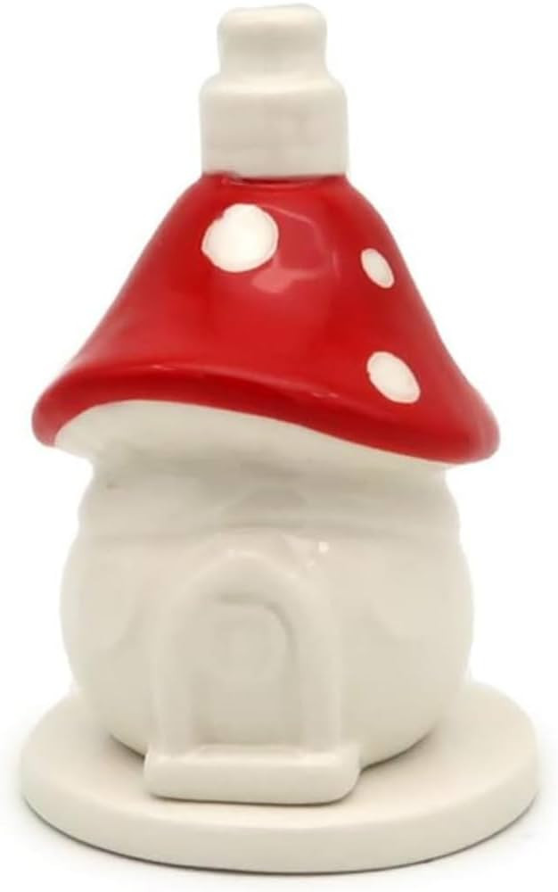 Puckator IHOLD01 Fairy Toadstool House Ceramic Incense Cone Burner | Amazon (UK)