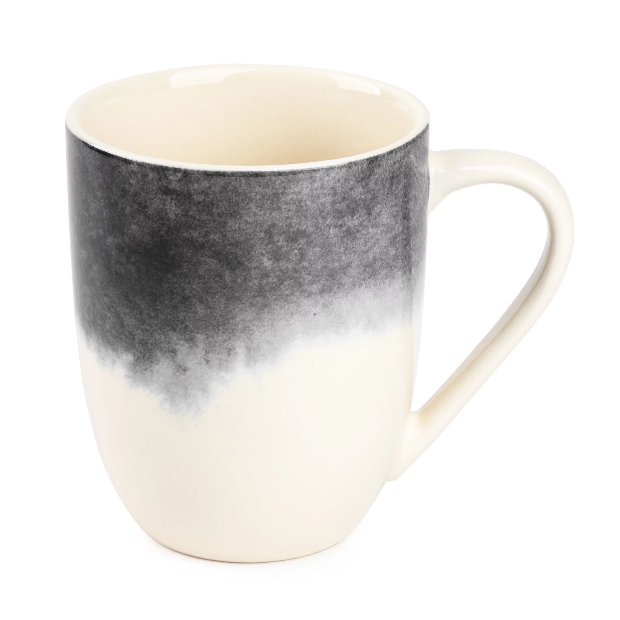 Thyme & Table Grey Drip Stoneware Coffee Mug, 15 fl oz | Walmart (US)