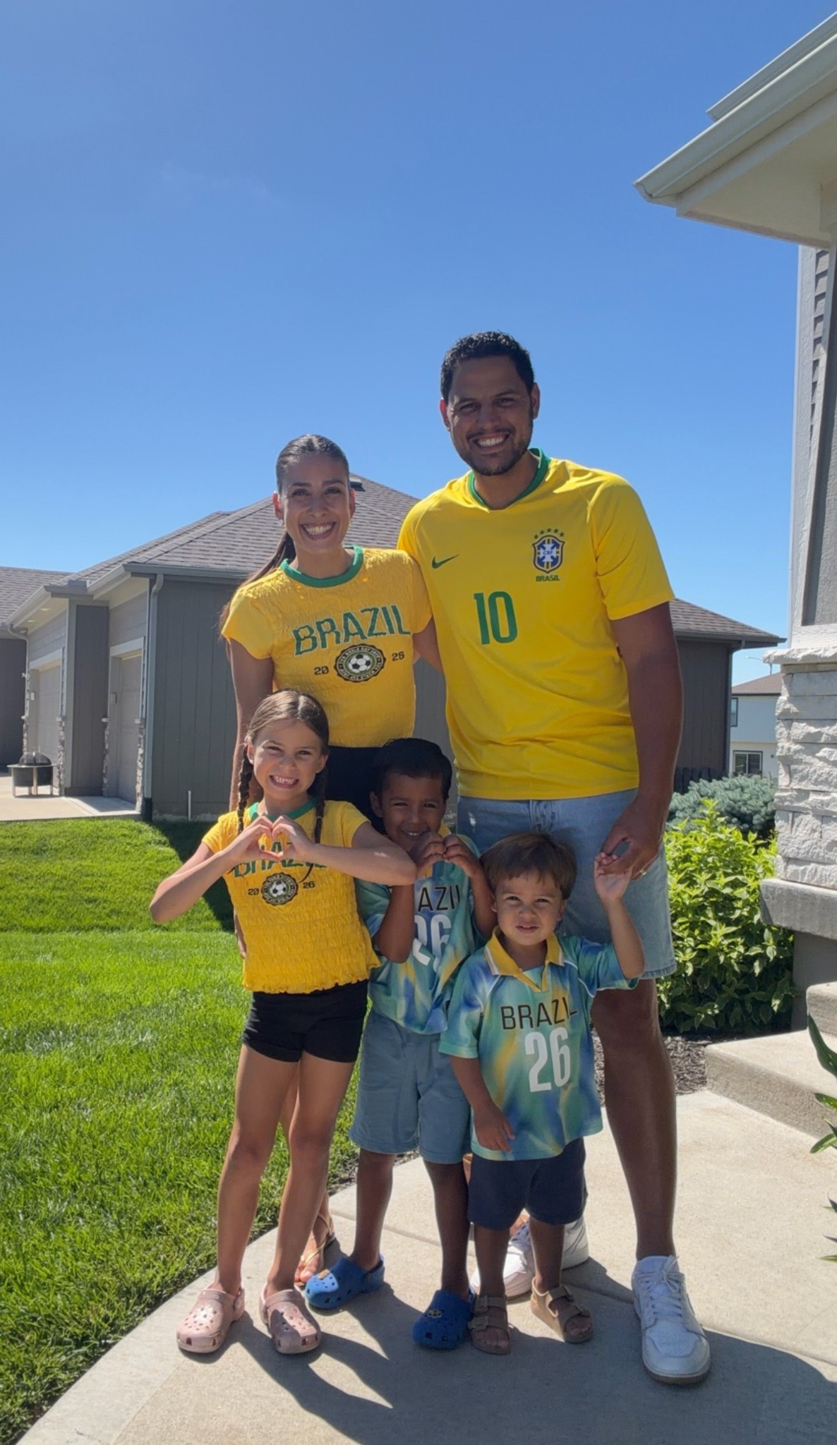 We’re ready to cheer on Brazil 🇧🇷⚽️❤️
#ltkfamily #worldcup #familyoutfits #brazil

#LTKTall