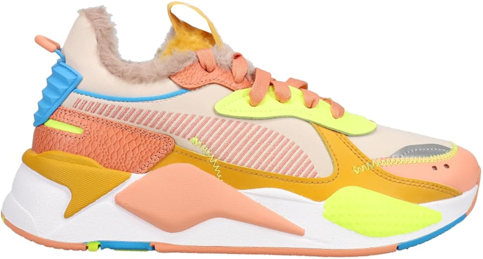 PUMA Womens Rs-X Cuddle Lace Up Sneakers Shoes Casual - Beige | Amazon (US)