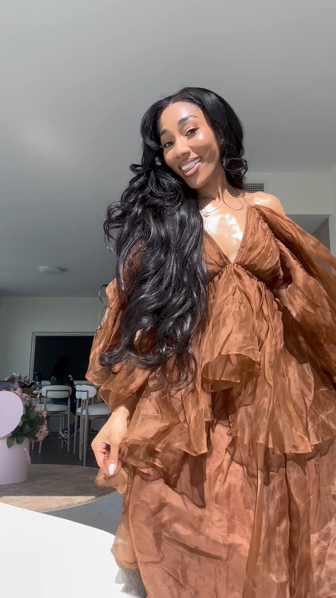 I’m wearing Zimmermann Natura Cold Shoulder Tiered Top and ZIMMERMANN 
Tranquility Gathered Silk Organza Maxi Skirt 🥰

#LTKStyleTip #LTKFindsUnder100 #LTKSaleAlert