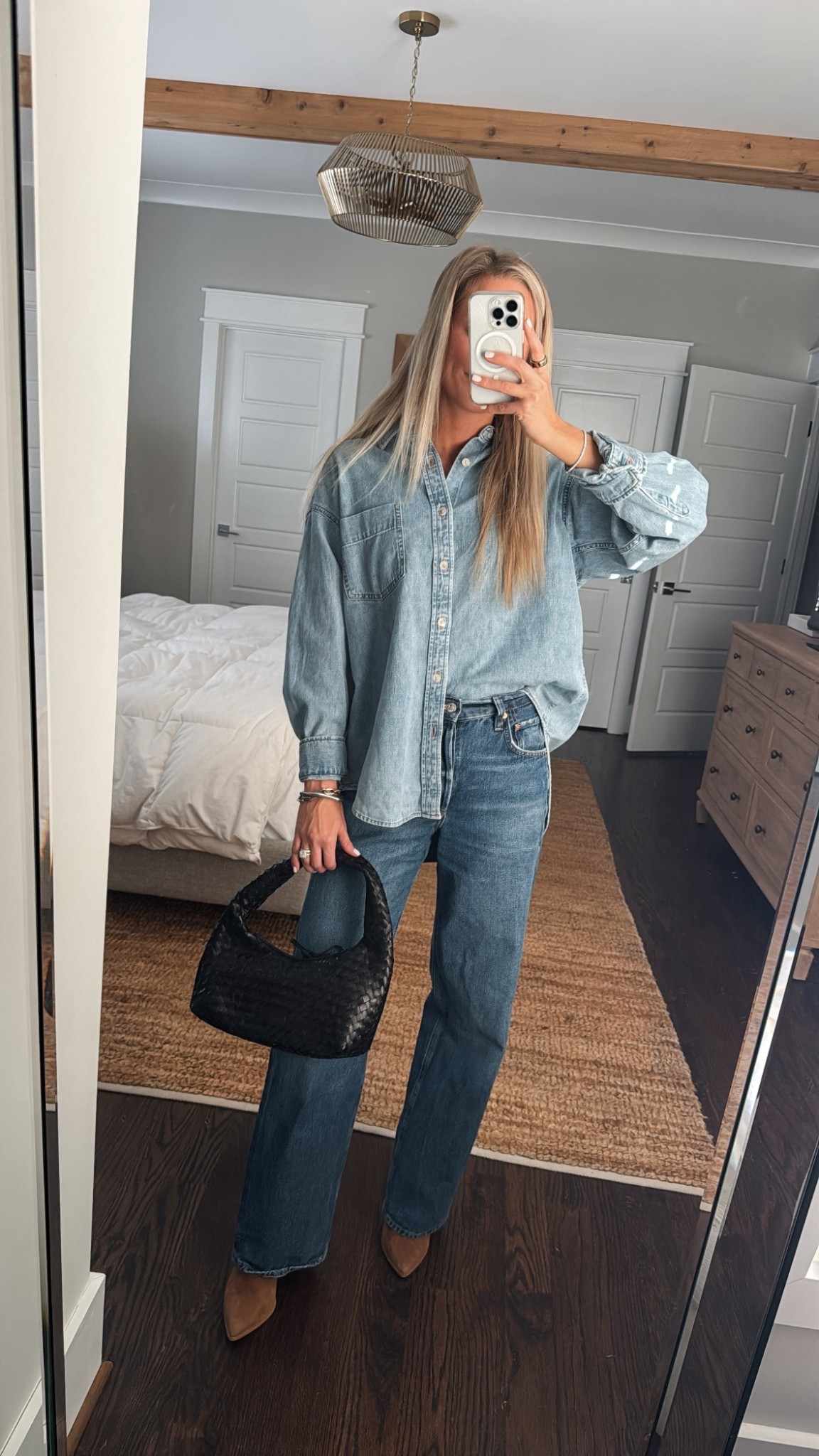 Wearing size XS top and size 24 jeans — both from Aritzia and have been wearing on repeat this Fall! 

#LTKSeasonal #LTKootd