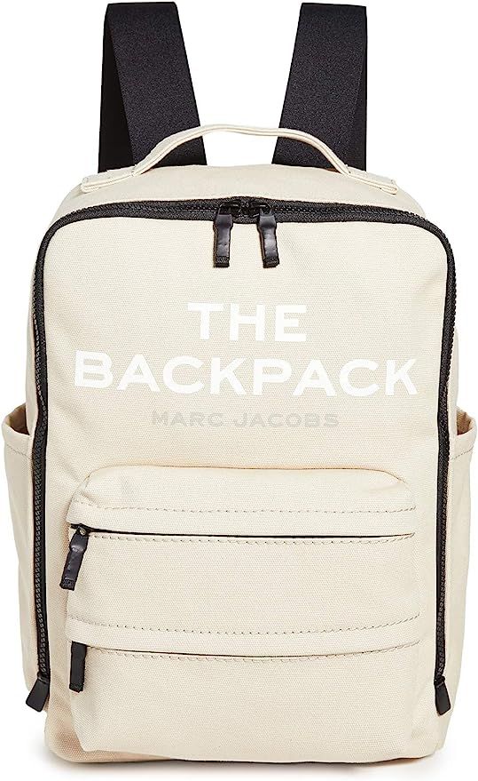 Marc Jacobs Women's The Backpack, Beige, Off White, One Size | Amazon (US)