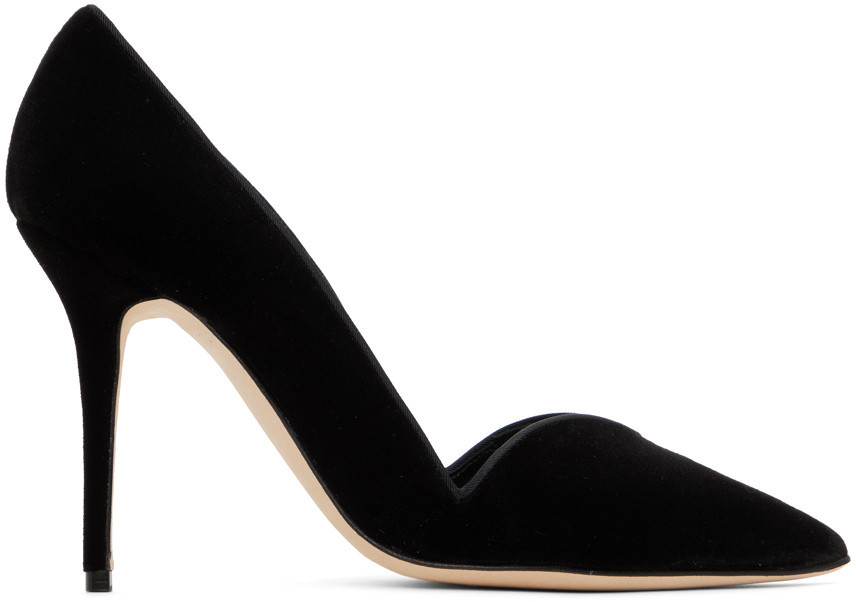 Manolo Blahnik Black Sinbelahi Heels | SSENSE