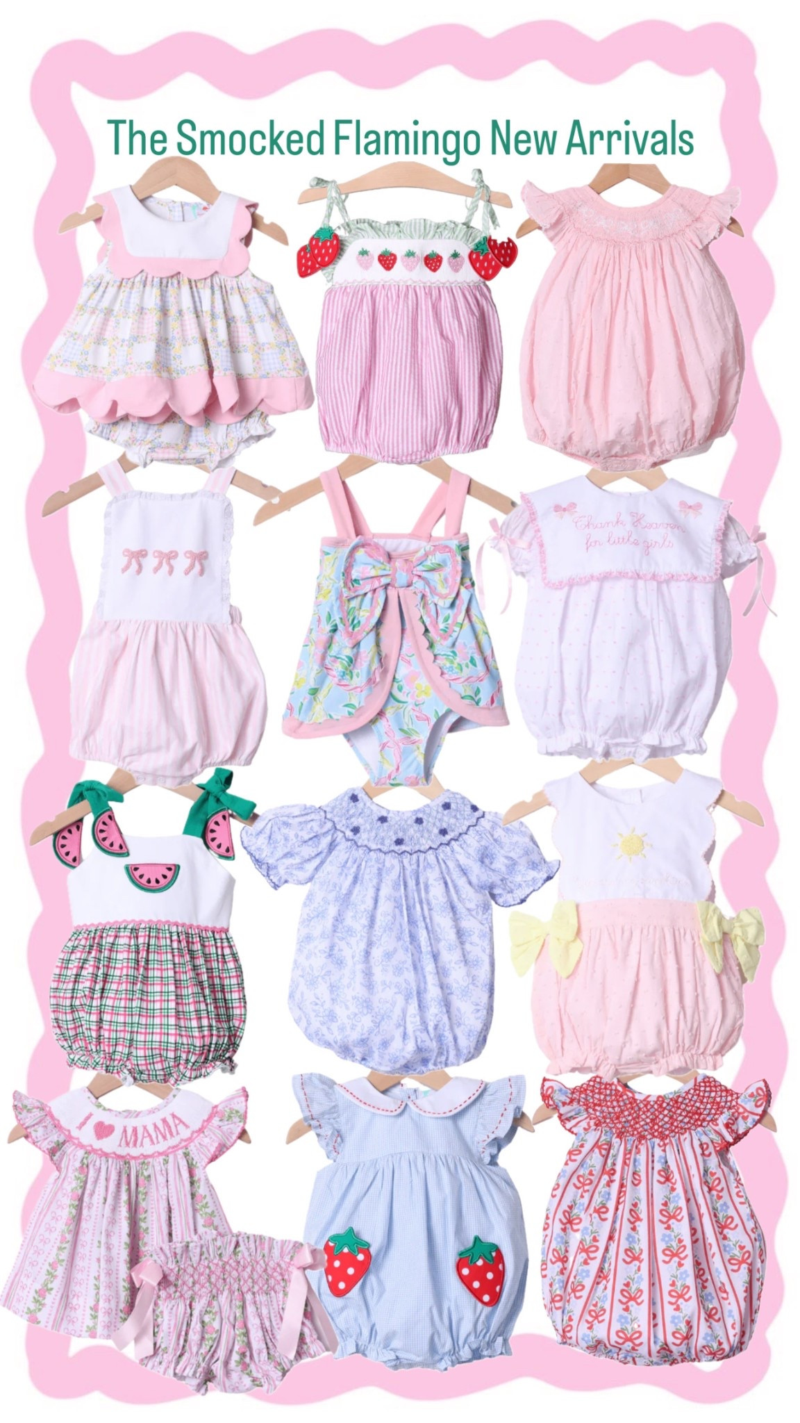 New spring and summer arrivals from the smocked flamingo! Use my code: LYNLEE10 for a discount! 

#LTKKids #LTKFamily #LTKBaby