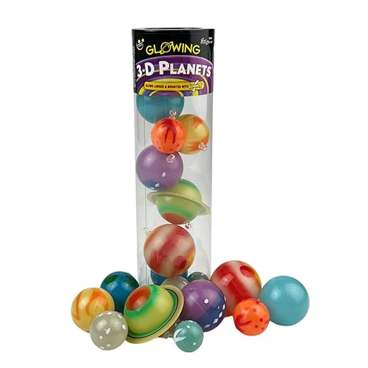 Great Explorations, 3D Glow in the Dark Planets in a Tube, Ages 5 and Up | Amazon (US)