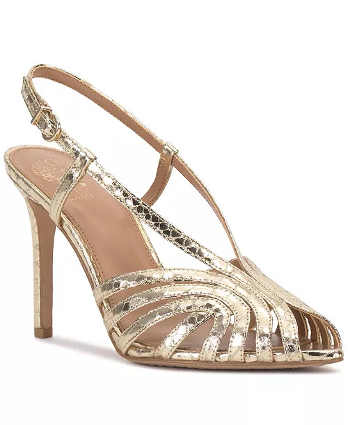 Women's Hannie Peep-Toe Slingback Dress Sandals | Macy's