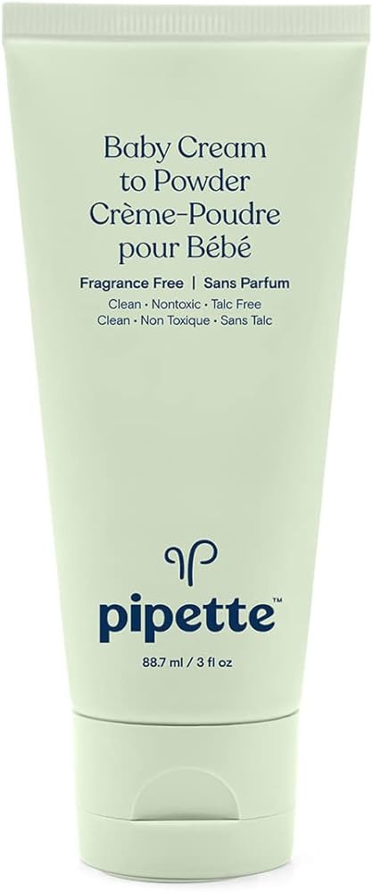 Pipette Baby Cream to Powder - Talc-Free Baby Powder, Keep Baby's Skin Happy, Squalane Helps Rest... | Amazon (US)