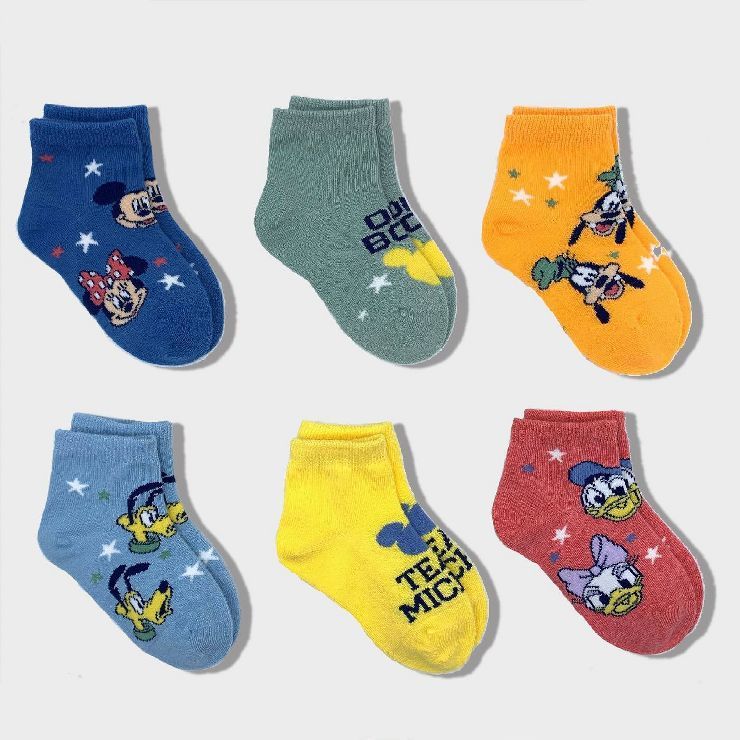 Toddler Mickey Mouse & Friends Low Cut Socks | Target
