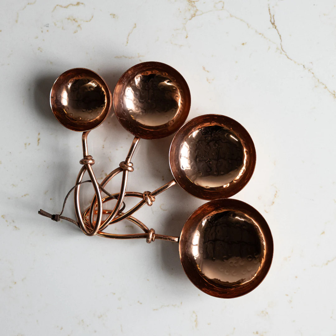 Hammered Stainless Steel Scoops | By Luxe B Co. | luxe bCO