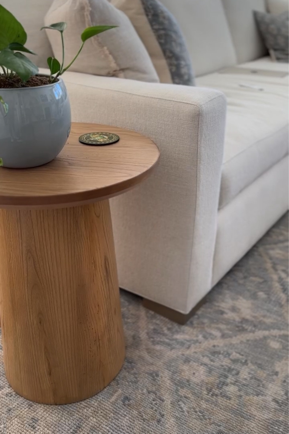 These side tables are perfect for my new family room. The height is perfect and the color goes beautifully with this space! Shop now!

#LTKStyleTip #LTKHome #LTKFamily