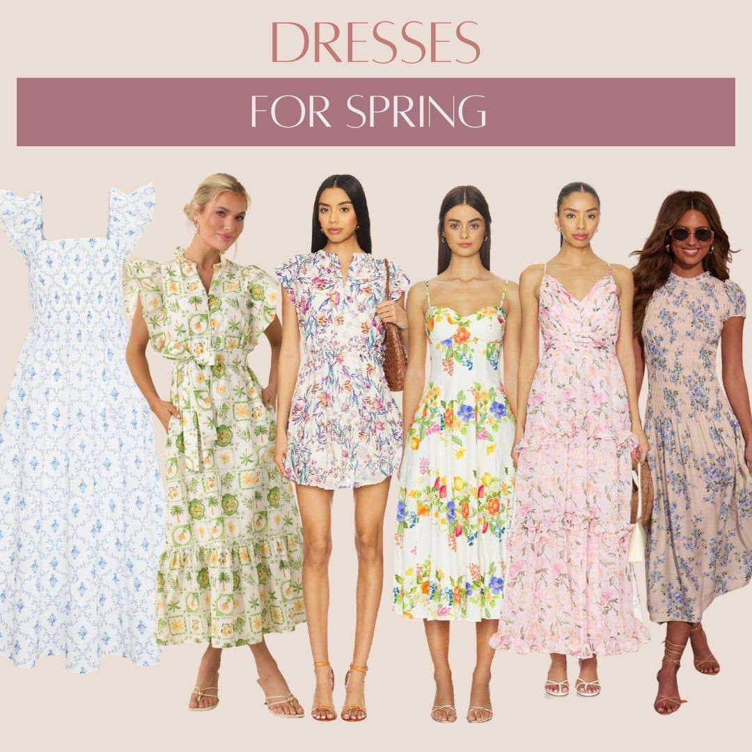 Spring dresses 🌸 #dress #spring #outfit #church #sundaybest #weddingguest #brunchoutfit #vacationoutfit 

#LTKTravel #LTKSeasonal #LTKootd