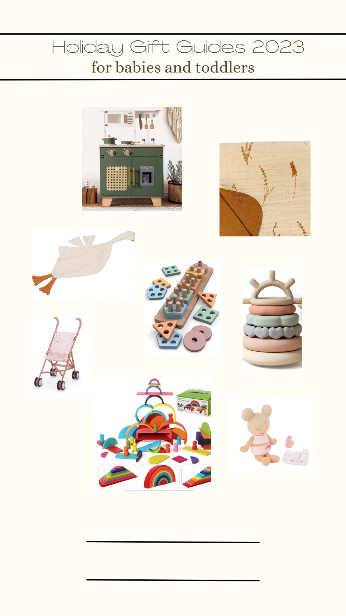 Holiday Gift Guides — for babies and toddlers 

#LTKGiftGuide #LTKbaby #LTKkids
