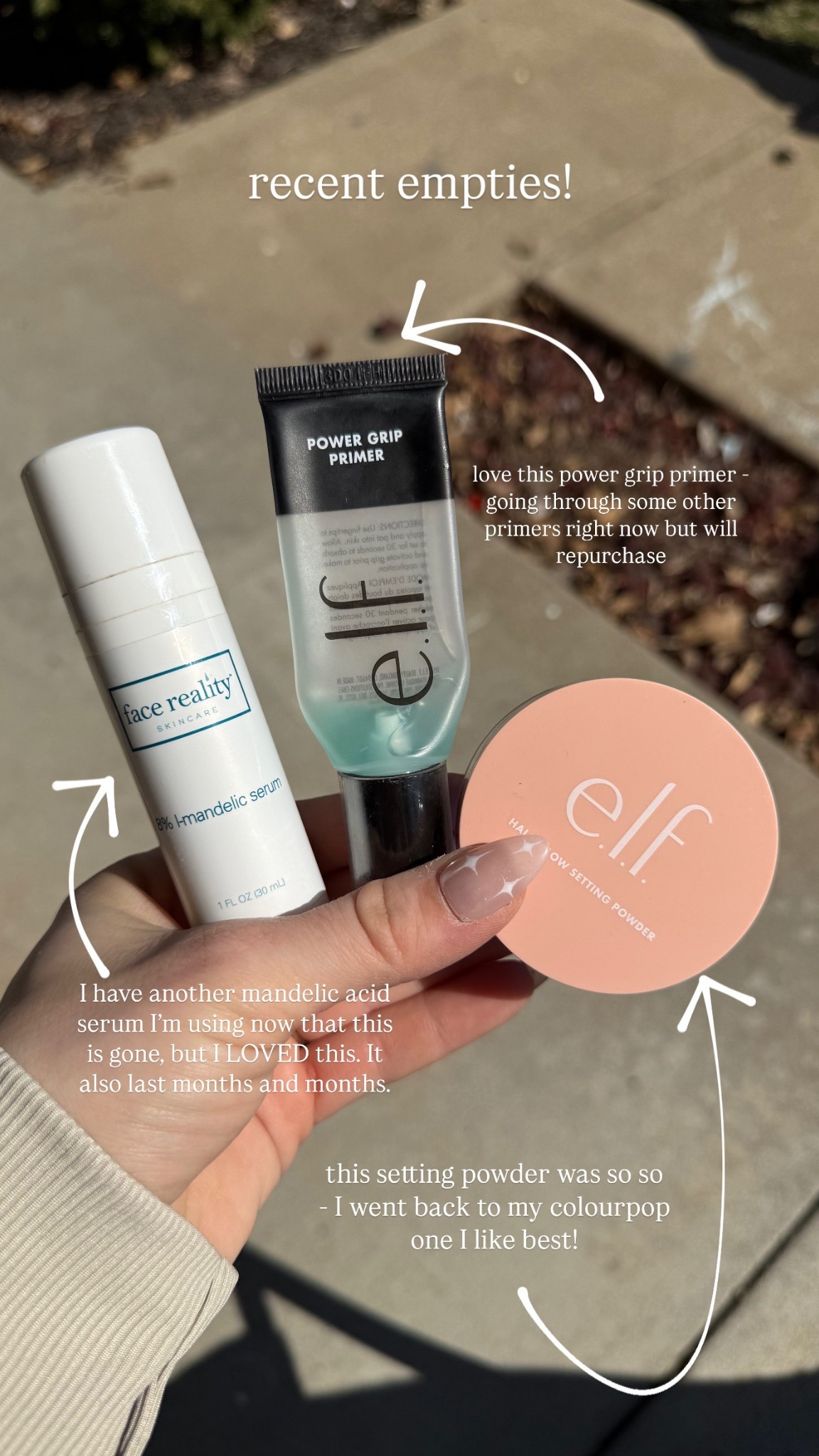 RECENT MAKEUP & SKINCARE EMPTIES! 

You have to get Face Reality from your local esthetician!

#LTKFindsUnder50 #LTKBeauty #LTKFindsUnder100