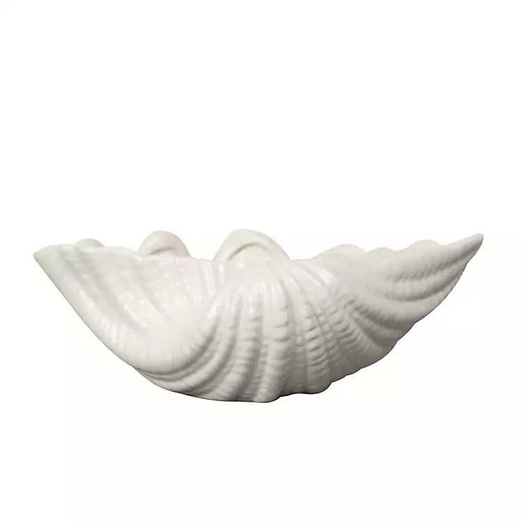New! White Shell Bowl | Kirkland's Home