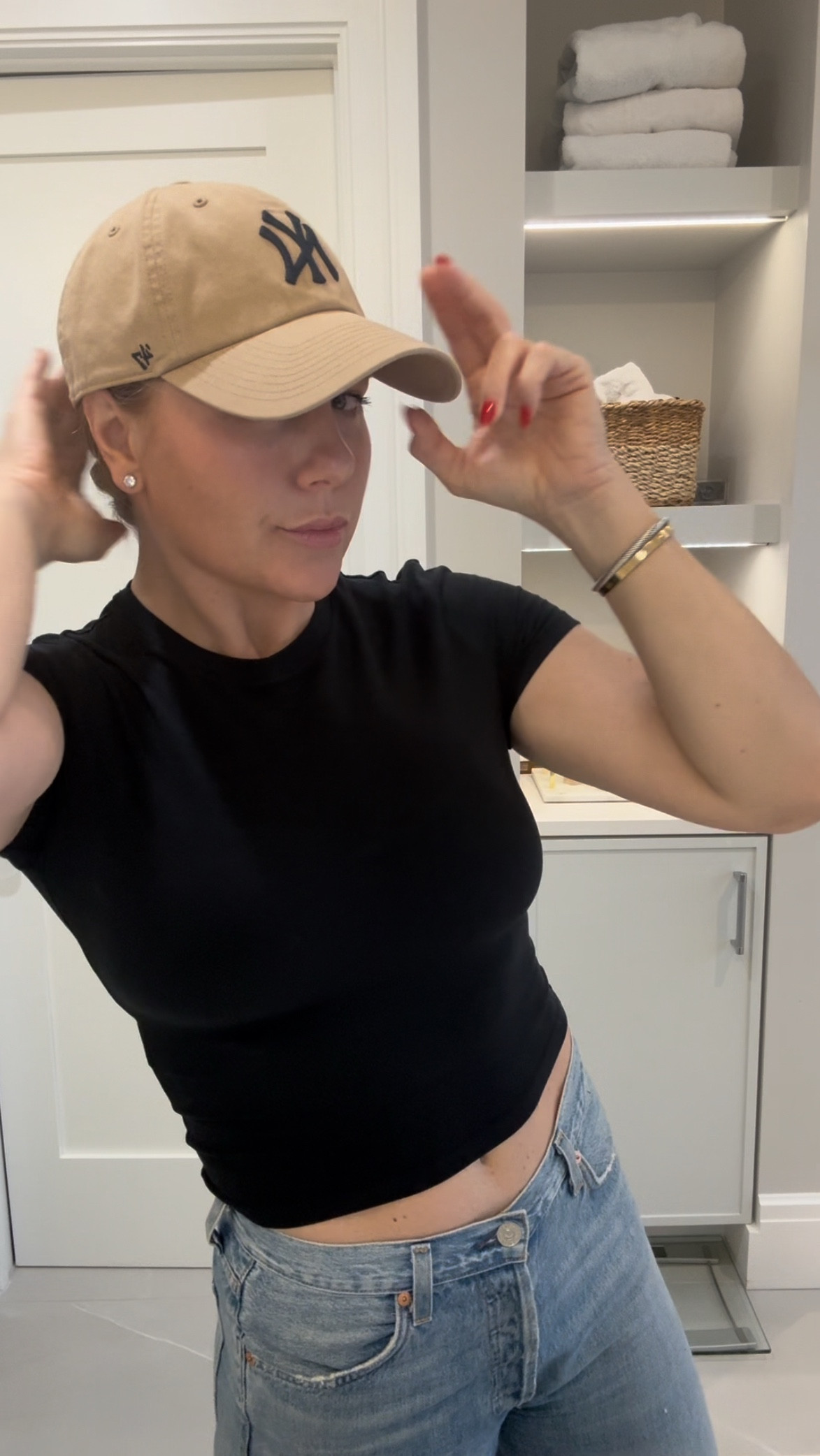 Post-drop off glow up ✨
After the chaos of morning drop-off, I finally got a second to do my skincare and light makeup before heading into the city for a much-needed hair appointment.

Keeping it minimal but fresh:
💦 Hydrating serum
☀️ SPF always
👀 Concealer under eyes (because, kids.)
🌸 Tinted moisturizer for light coverage
💫 Cream blush + Mascara = done
✨ Light dusting of powder to set and finish 

Running on caffeine and good lighting today 

#LTKStyleTip #LTKBeauty #LTKSummerEdit