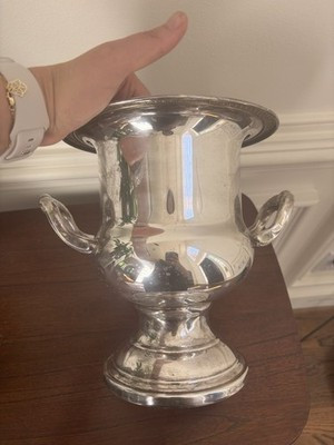 Vintage Sheridan Silver Plate Trophy Style Champagne/wine Bucket , Engraved | eBay US