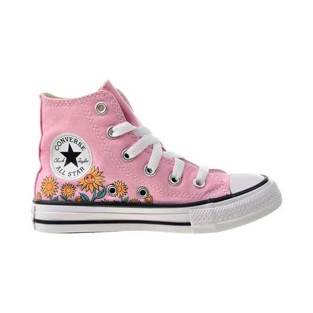 Converse Chuck Taylor All Star Hi Kids' Shoes Pink-Natural Ivory-White 670701f | Walmart (US)